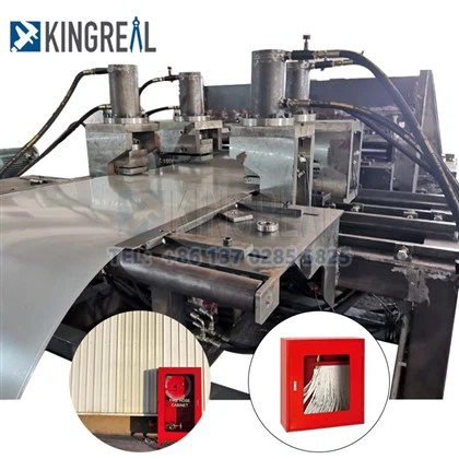 Machine de formage de rouleaux de cadre d'armoire d'incendie